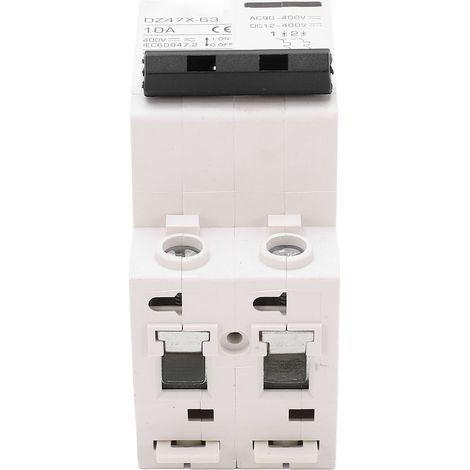 Disjoncteur miniature BAOYIDZ47X-63 10 A 400 V AC/DC 2P pour systèmes photovoltaïques à panneaux solaires, montage sur rail DIN (1/5)