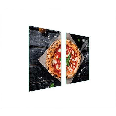 PIASTRA PROTETTIVA IN VETRO PER FORNELLO 75x52 PIZZA (1/5)