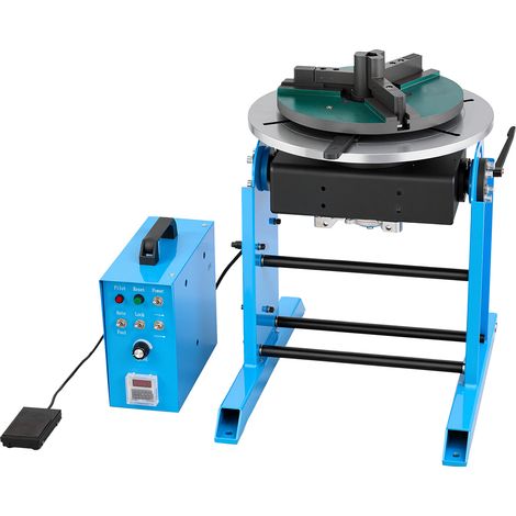 Mophorn Posizionatore rotante per saldatura con capacità di carico di 200 kg, tavolo girevole inclinabile, controllo elettrico e a pedale, ideale per operazioni di taglio, molatura e assemblaggio (1/5)