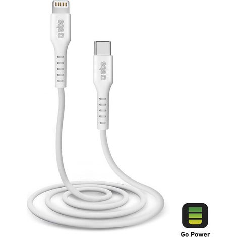 Cable USB-C a Lightning para iPhone con certificación MFi, 1 m - Blanco (1/4)