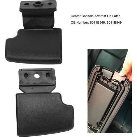 Verrou de coffre central pour Mitsubishi Outlander 2006-2012 - Lot de 2 pièces ABS (1/5)