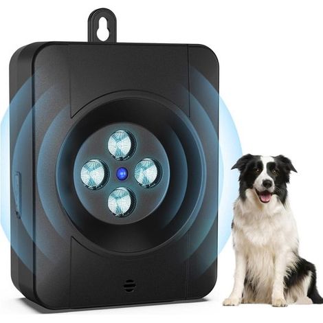 Antibellgerät für Hunde, Automatisches Antibellgerät, Ultraschall Antibellgerät für kleine und große Hunde, IP45 wasserdicht & 10 m Reichweite, A (1/5)