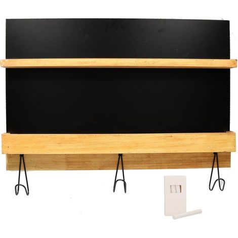 Lavagna con appendino legno 3 posti e gessetto cm 60x40/47x8 (1/2)