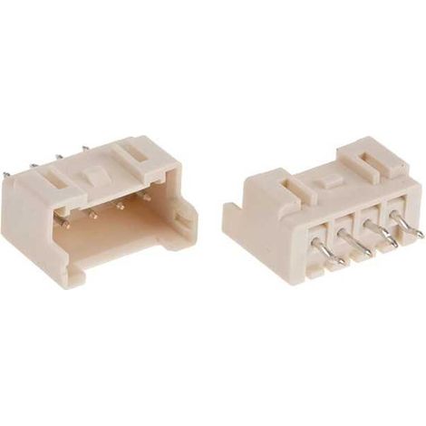 Connecteur Series XA Femelle 4 Voies PCB Ivoire