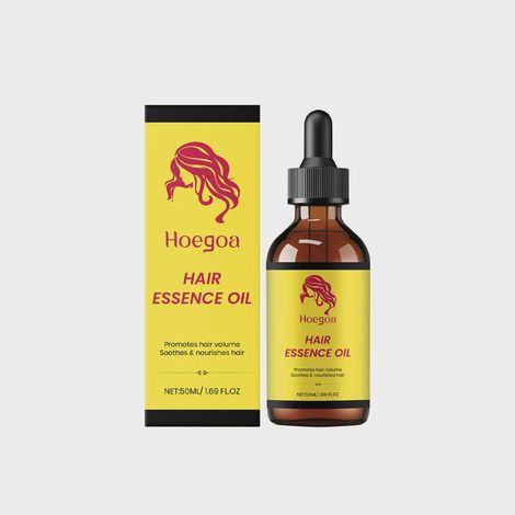 Huile capillaire essentielle 50ml apaisante pour cuir chevelu, fortifiante et anti-aplatissement (1/5)