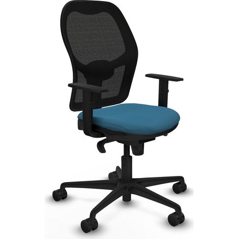 Sedia da Ufficio Piqueras y Crespo 1D036N0 Nero Verde petrolio (1/5)