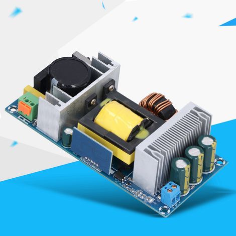 Hochleistungs-Schaltnetzteilplatine (300 W, AC 170–260 V) mit Relaismodul und Steuerung, unbestückt, integrierte AC/DC-Trennung (1/5)