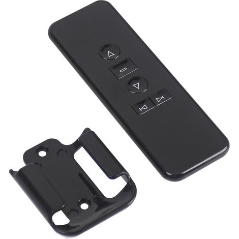 Transmetteur AC123-06 RF433,92 MHz, contrôleur manuel 6 canaux pour stores électriques, stores, rideaux et auvents – Noir (1/5)