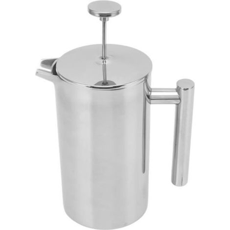 Cafetière À Piston - Acier Inoxydable 304 - 1 2 L - Résistant À La Chaleur - Lave-vaisselle - Pour Maison Et Voyage (1/3)