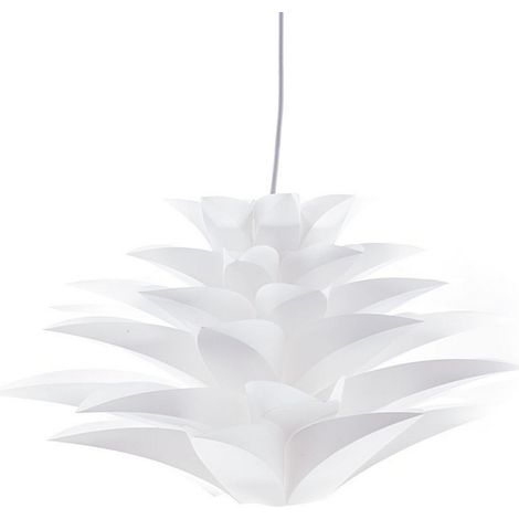 Lampadario in polipropilene bianco cm Ø.50 x H.29