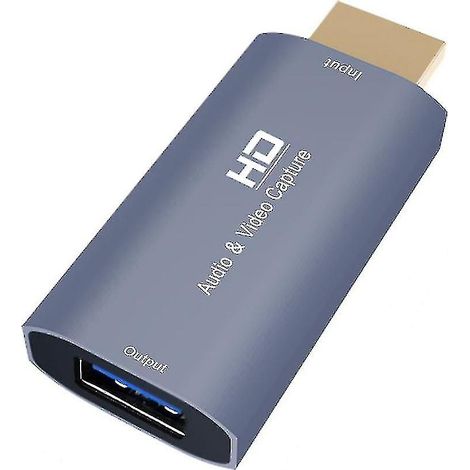 Carte d'acquisition audio/vidéo Z51 USB femelle vers HDMI 4K mâle pour diffusion en direct sur ordinateur (1/5)