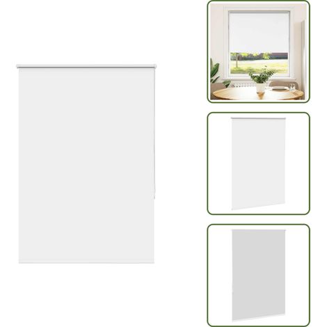 Verdunkelungsrollo Weiß 105x175 cm Stoffbreite 100,7 cm - Verdunkelungsrollo - Verdunkelungsrollos - Rollo - Verdunklungsrollo (1/5)