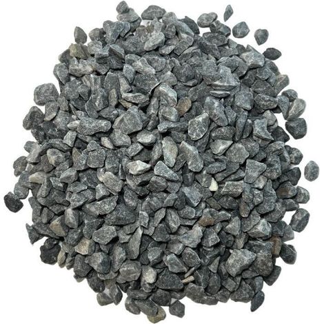 Gravier décoratif Concassé Calcaire Bleu 6-10 mm 400 kg (1/4)