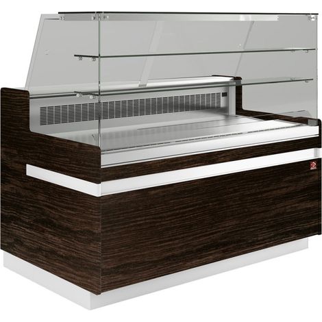 Comptoir vitrine réfrigéré 1038mm ton bois - Diamond (1/5)