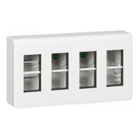 LEGRAND 078884L  Box workstation con superficie in mosaico per moduli 4x4, bianco