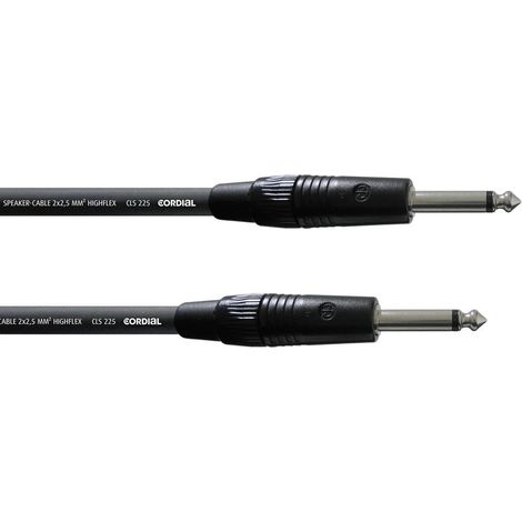 Cordial CPL 10 PP 25 Jack Strumenti musicali Cavo [1x Spina jack da 6.3 mm - 1x Spina jack da 6.3 mm] 10.00 m Nero Fles (1/2)