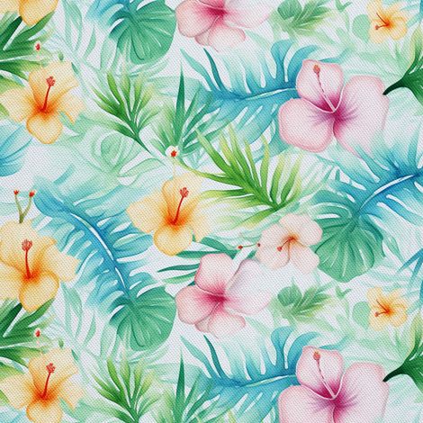Tela decorativa para exteriores Oxford - Flores - DX2177 (1/5)