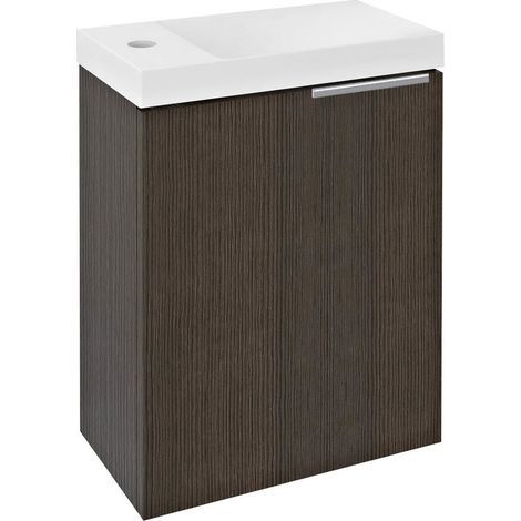 LATUS X Meuble sous-vasque 39,4x50x22cm, Pin Rustique (1/4)