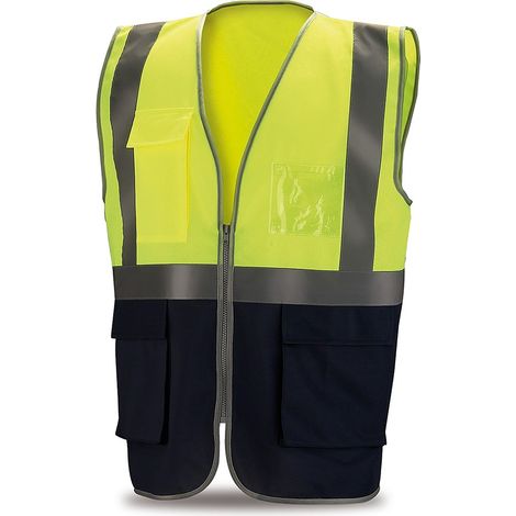 GILET AV GIALLO BLU