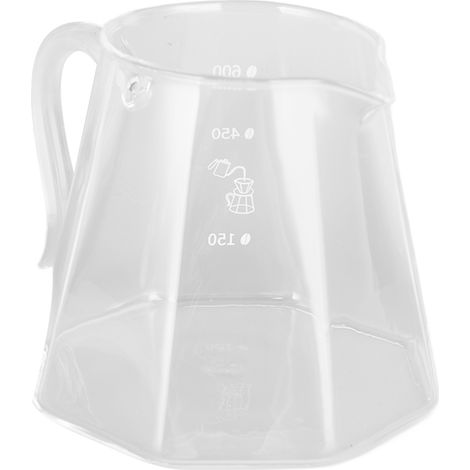 Tasse à café verre 600ml avec bec d'aigle pour préparation manuelle (1/5)