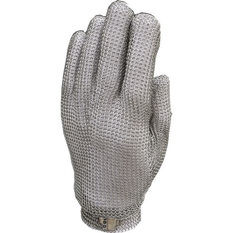 Gant Protection Cotte de Mailles – Acier Inoxydable 304L – Anti-Coupures – Cuisine, Boucherie – XXS Main Gauche (1/5)