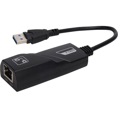 Adaptateur USB 3.0 Gigabit Ethernet RJ45, Carte Réseau Externe pour PC et Ordinateur Portable (1/5)