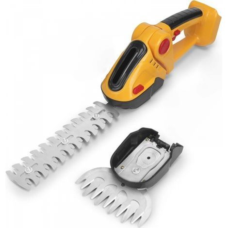 Taille-haie portatif à batterie lithium, jaune, mini taille-haie électrique, tondeuse à gazon, taille-clôture, outil de taille (1/5)