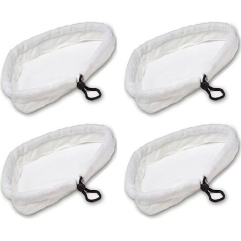 Lingettes Mop à Vapeur - GEEDIAR - 4 pcs - Microfibre - Lavables - Super absorbantes