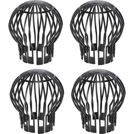 Set of 4 poisonous gutter mushrooms, approx. 13.2 x 14.5 cm (diameter x height). (1/2)