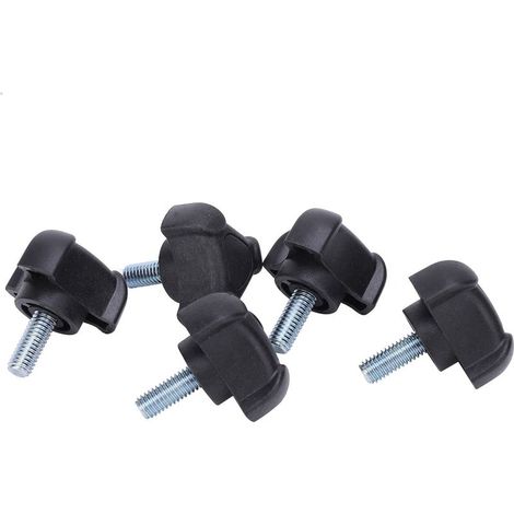 Vis de poignée en Arc à tête triangulaire en plastique M6, 5 pièces, boulon de verrouillage, accessoire de fixation 15mm (1/5)
