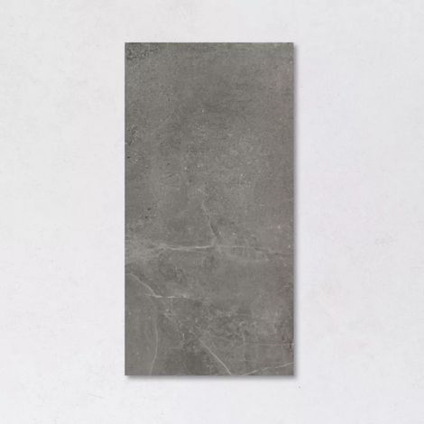 Carrelage Intérieur Effet Pierre DOME 60x120 cm Anthracite Dome (1/2)