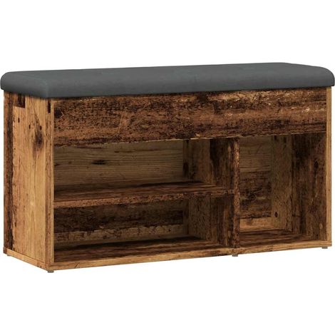 Maison Exclusive - Scarpiera Legno Antico 82x32x45,5 cm in Legno Multistrato