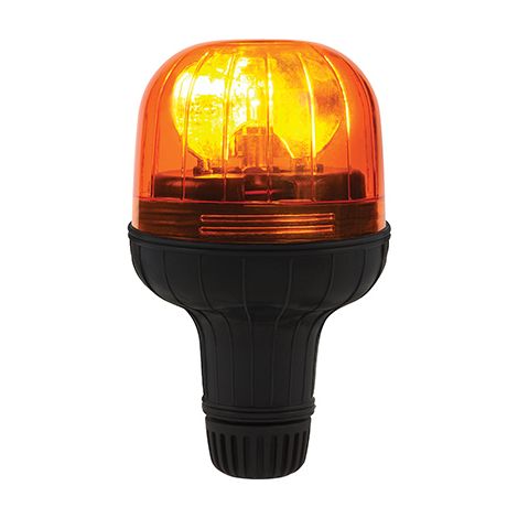 Maxter – Gyrophare rotatif 12V – Tige flexible en EPDM – Indice de protection IP55 – Homologué CE R65/R10 – 6 LED pour signalisation intense