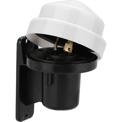 Interrupteur marche/arrêt automatique haute sensibilité pour lampadaire de jardin ou d'éclairage public, 230 V CA. (1/5)