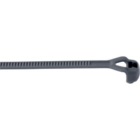 HellermannTyton 118-00089 V150R Kabelbinder 150 mm 3.30 mm Natur Hitzestabilisiert, mit flacher Kopf