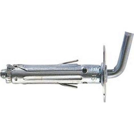100PZ TASSELLO IN ACCIAIO CON GANCIO CORTO "SBS" - SBS 8/8 ø mm.8x40 gancio mm.9