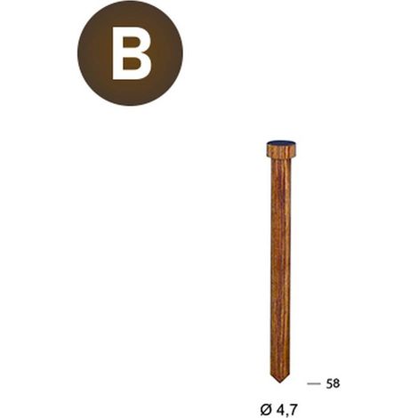 1 000 LignoLoc Bois avec Tête - 4.7x58 mm - D-Work (1/5)