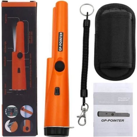 Détecteur de matériaux,Détecteur de Métaux EDF,Pointeur GP Étanche,Haute Sensibilité- Orange[D890]
