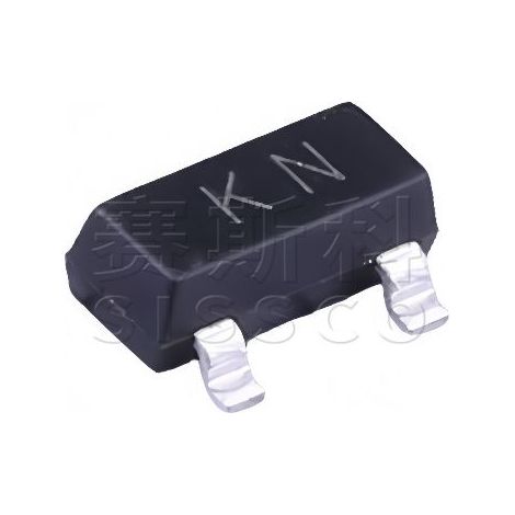 Changdian/Changjing 2SK3018 Original KN SOT-23N Einkanal-MOSFET-Feldeffekttransistor 30 V 100 mA Elektronisches Bauteil Chip Elektronische Komponenten 5 Verpackung 5