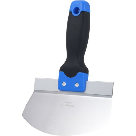 PENGGONG Cuillère à seau en acier inoxydable pelle courbe couteau à enduire grattoir outil à main pour finition de plaque de plâtre