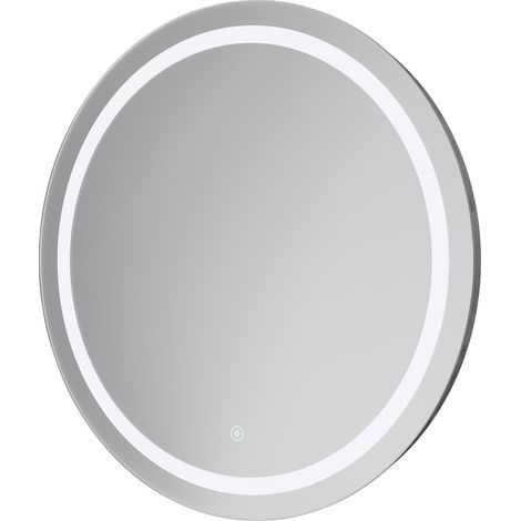 Dallas 600mm Round Bluetooth Illuminated Dimmable LED Mirror with Demister and Touch Sensor (1/5)
