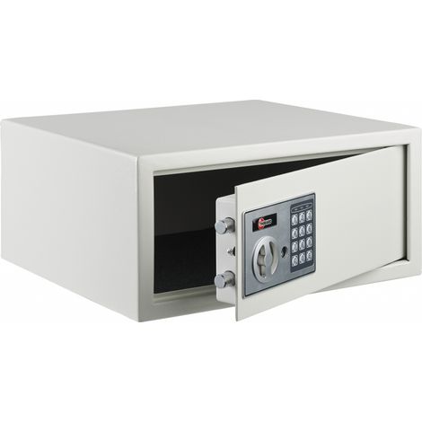 Thirard – Coffre-fort Vincennes avec fermeture électronique à code – 2 pênes horizontaux de 16mm – 13.7L – Installation facile avec 4 trous de fixation