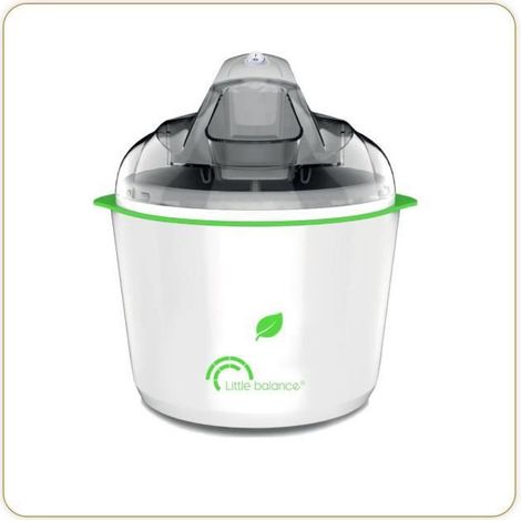 Máquina de helados Little Balance 1 5L acero verde compacta (1/5)