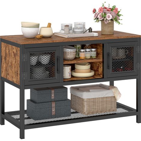 CASART Industrial Entryway Table Sideboard Buffet Cabinet (1/5)