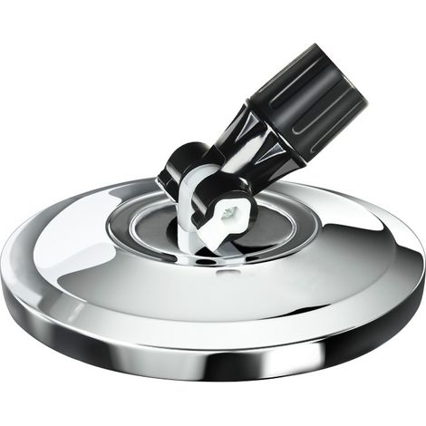 Tête de Balai Rotative en Acier Inoxydable Noir Accessoire de Remplacement pour Vadrouille Rotative Base de Balai Solide Compatible Nettoyage Ménager Fournitures de Serpillière