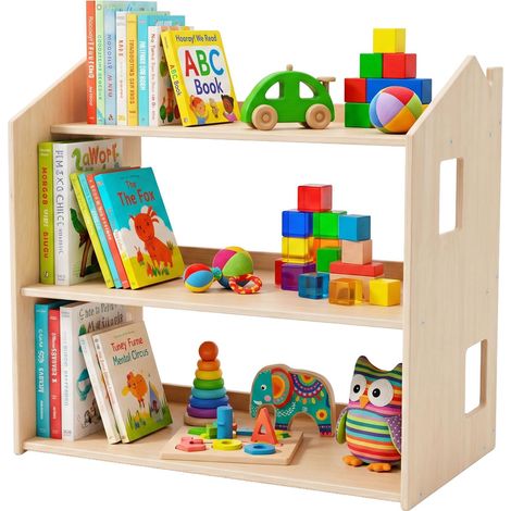 Montessori childrens bookcase house shaped shelf 229384423 229384423 (1/5)