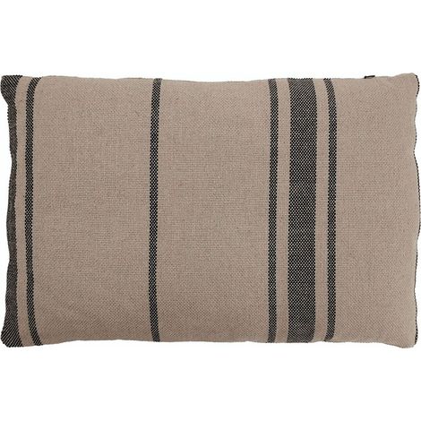 Cojin 60X40 Tela Crema/Negro