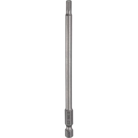 Embout de Tournevis Hexagonal 4mm Métrique Pointe Plate 1/4" Tige Hexagonale 150mm (6") Longue Magnétique Embouts de Tournevis à Douille Hexagonale (1/5)