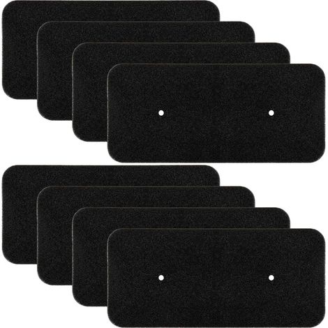8 x Filter Sponge, 275 x 125 x 10 mm, Sponge Dryer Filter for Candy, Hoover 40006731, Tumble Dryer Accessories for Heat Pump (1/5)