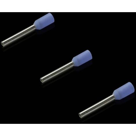 Rittal Terminales de extremo para cable azul claro pack 500